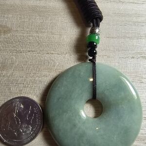 Green Jade Pendant Necklace